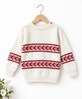 Handmade baby woollen full sleeves arrow design sweaters