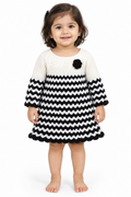 Handmade baby Woolen full sleeves dress